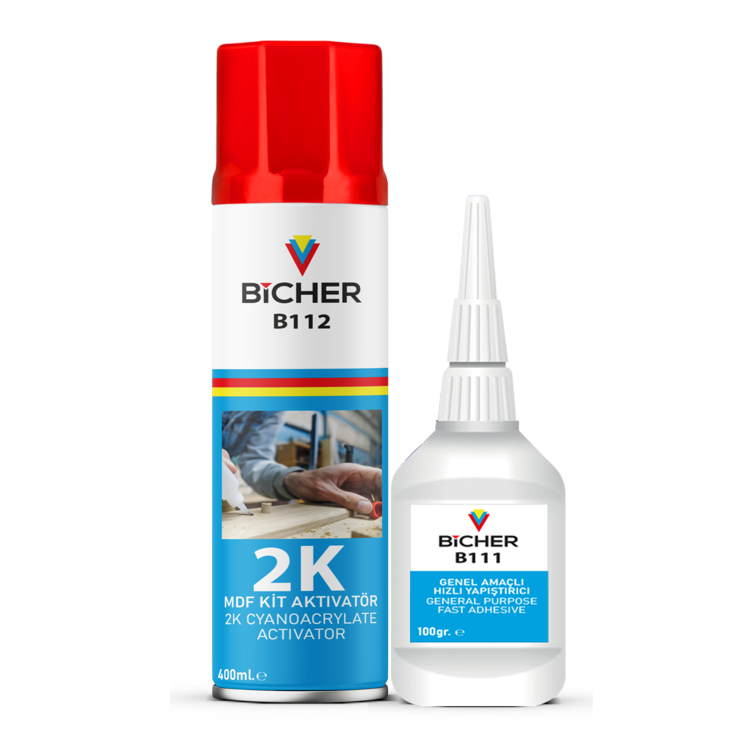 bicher 2k kopya 2K MDF Kit Yapıştırıcı - Görsel 1